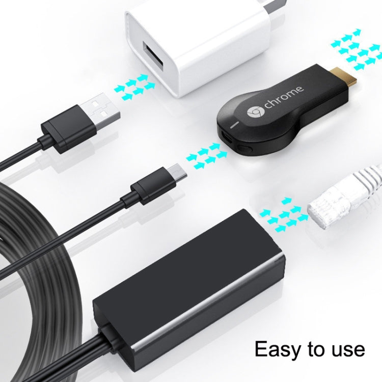 RJ45 Micro USB to 100M Ethernet Adapter Steady Watch Video - Adapter by PMC TechLife | Online Shopping South Africa | PMC TechLife | Buy Now Pay Later Mobicred