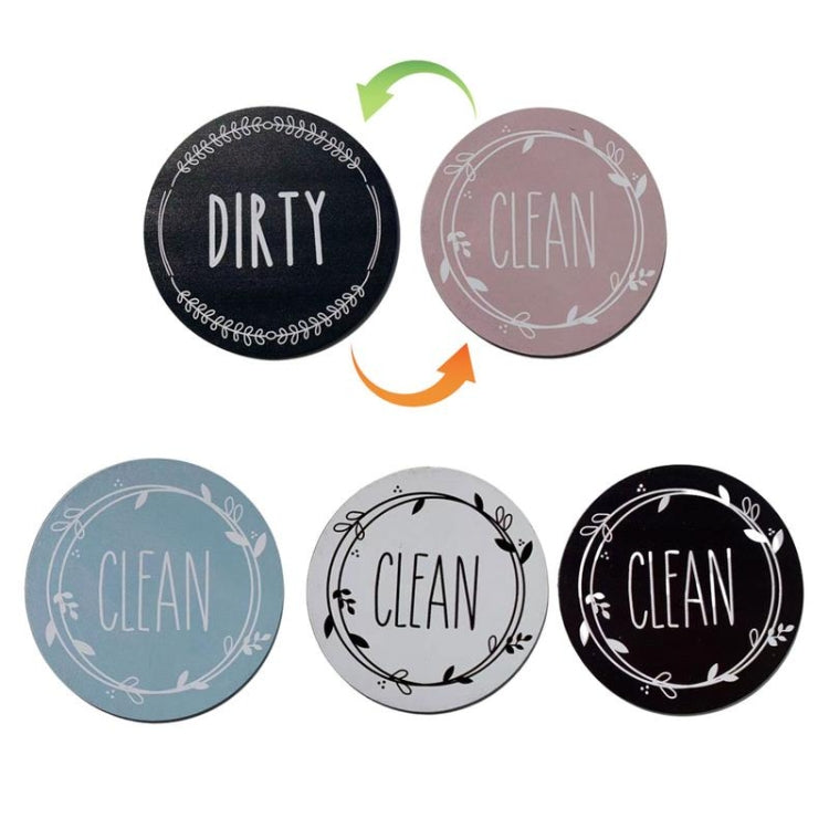 Dishwasher Round Magnet Clean Dirty Sign Double-Sided Dishwasher Magnet Cover(Red Green) - Dish Washers & Accessories by PMc TechLife | Online Shopping South Africa | PMc TechLife | Buy Now Pay Later Mobicred