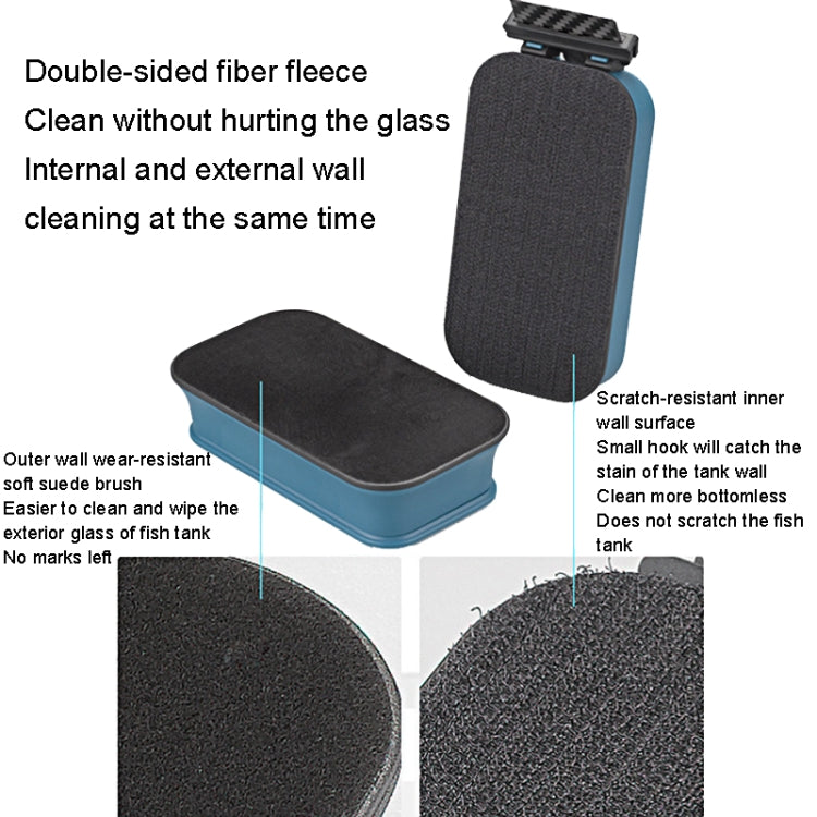 8424 Ordinary+Carbon Blade Fish Tank Magnetic Brush Aquarium Glass Moss Removal Cleaning Brush - Cleaning Tools by PMc TechLife | Online Shopping South Africa | PMc TechLife | Buy Now Pay Later Mobicred