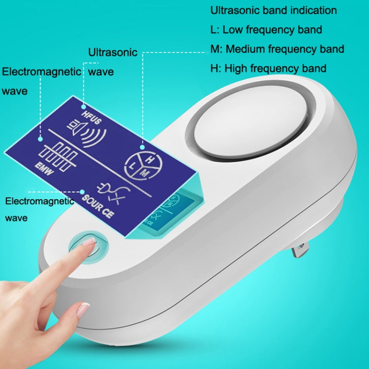 High Power Display Ultrasonic Mouse Repellent Mosquito Repellent Home Intelligent Insect Repellent EU Plug(Black) - free shipping - PMC TechLife - Order now!