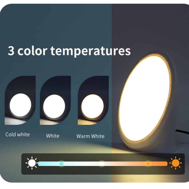 JSK-SL02 LED SAD Touch Timing Stepless Dimming Therapy Mood Desk Lamp Simulate Natural Light US Plug - free shipping - PMC TechLife - Order now!