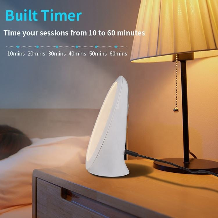 JSK-SL02 LED SAD Touch Timing Stepless Dimming Therapy Mood Desk Lamp Simulate Natural Light UK Plug - free shipping - PMC TechLife - Order now!
