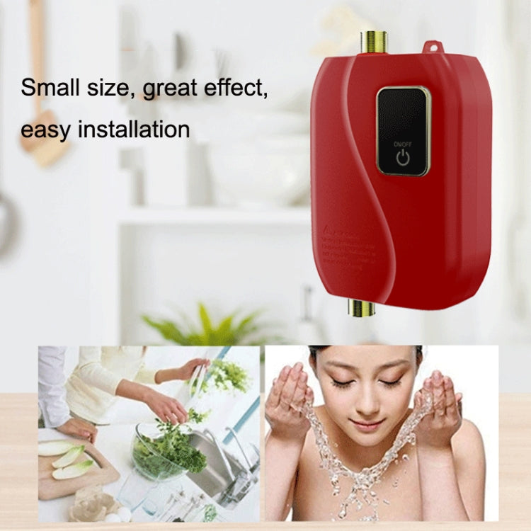 Instant Water Heater Mini Kitchen Quick Heater Household Hand Washing Water Heater US Plug(White) - free shipping - PMC TechLife - Order now!