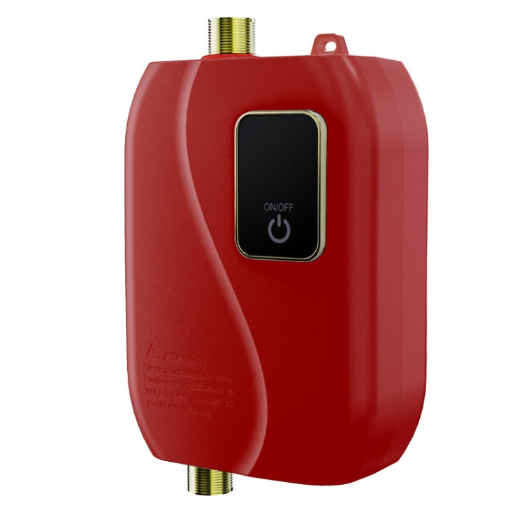 Instant Water Heater Mini Kitchen Quick Heater Household Hand Washing Water Heater AU Plug(Brick Red) - free shipping - PMC TechLife - Order now!