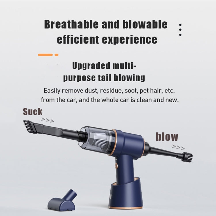 Small Wireless Charging Car Vacuum Cleaner Handheld High Power Vacuum Cleaner, Sort by color: 117C-Black - Vacuum Cleaner by PMC TechLife | Online Shopping South Africa | PMC TechLife | Buy Now Pay Later Mobicred