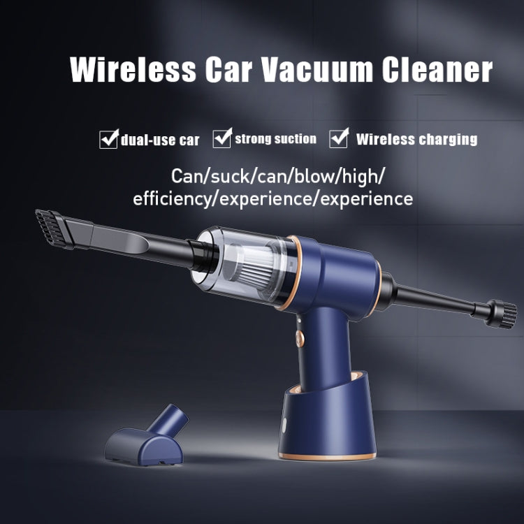 Small Wireless Charging Car Vacuum Cleaner Handheld High Power Vacuum Cleaner, Sort by color: 117CD-Black - Vacuum Cleaner by PMC TechLife | Online Shopping South Africa | PMC TechLife | Buy Now Pay Later Mobicred