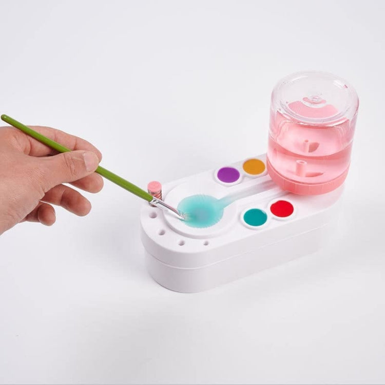 2nd Generation Oil Painting Brush Cleaner Tool with Water Container Paint Pen Washer(Pink) - free shipping - PMC TechLife - Order now!