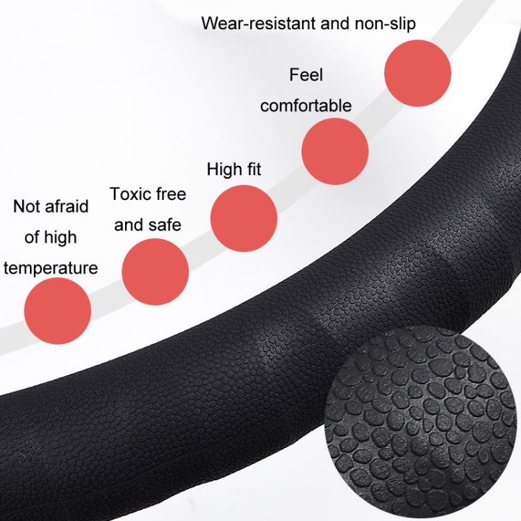Silicone Non-slip Wear-resistant Steering Wheel Cover, Size: 37-42cm(Gray) - Steering Wheel Accessories by PMC TechLife | Online Shopping South Africa | PMC TechLife | Buy Now Pay Later Mobicred