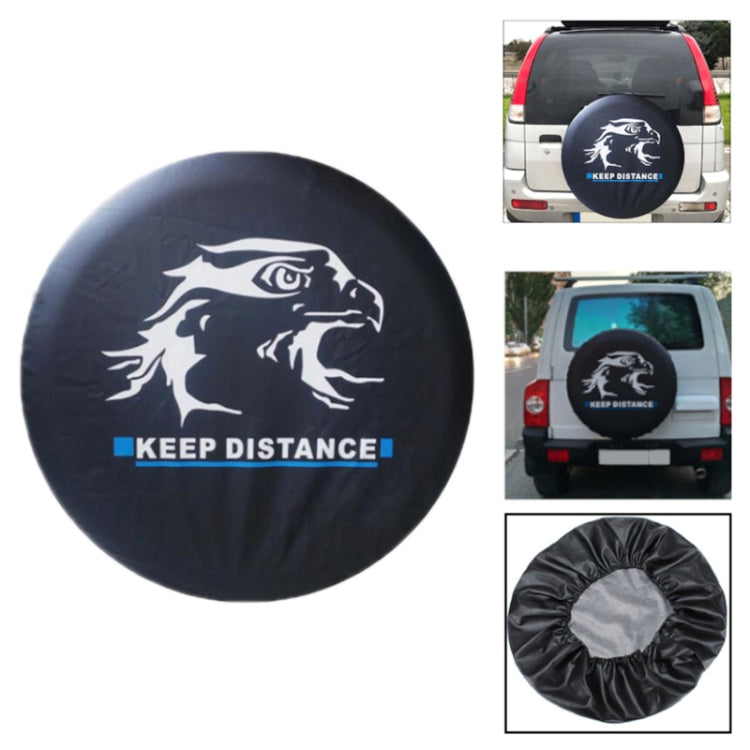17 inch PVC Faux Leather Spare Wheel Cover Rear Tire Protector - Window Foils & Solar Protection by PMC TechLife | Online Shopping South Africa | PMC TechLife | Buy Now Pay Later Mobicred