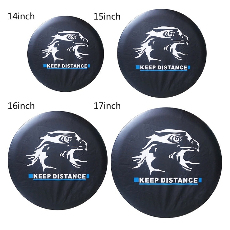 17 inch PVC Faux Leather Spare Wheel Cover Rear Tire Protector - Window Foils & Solar Protection by PMC TechLife | Online Shopping South Africa | PMC TechLife | Buy Now Pay Later Mobicred