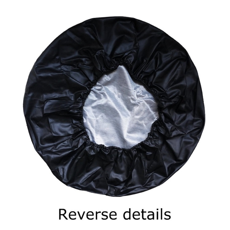 14 inch PVC Faux Leather Spare Wheel Cover Rear Tire Protector - Window Foils & Solar Protection by PMC TechLife | Online Shopping South Africa | PMC TechLife | Buy Now Pay Later Mobicred