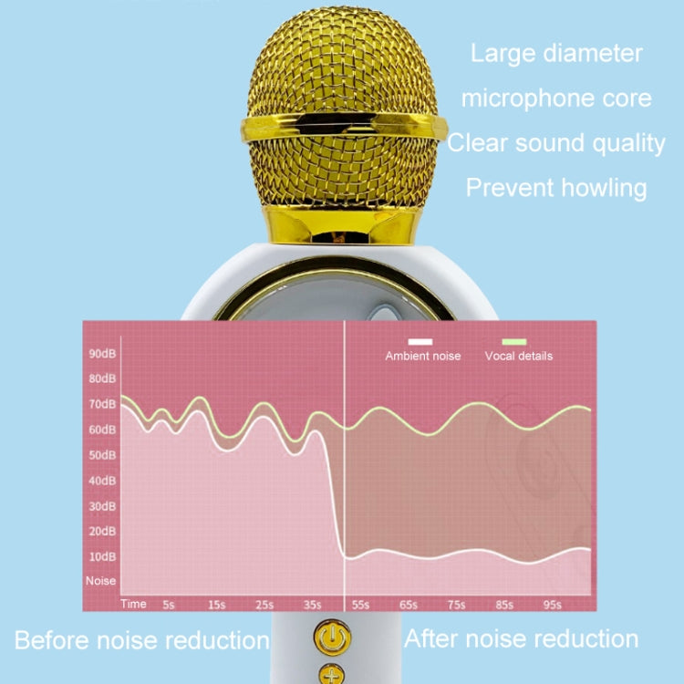 X6 Children Portable Bluetooth Light Microphone Audio All-in-One Machine(Pink) - Microphone by PMC TechLife | Online Shopping South Africa | PMC TechLife | Buy Now Pay Later Mobicred