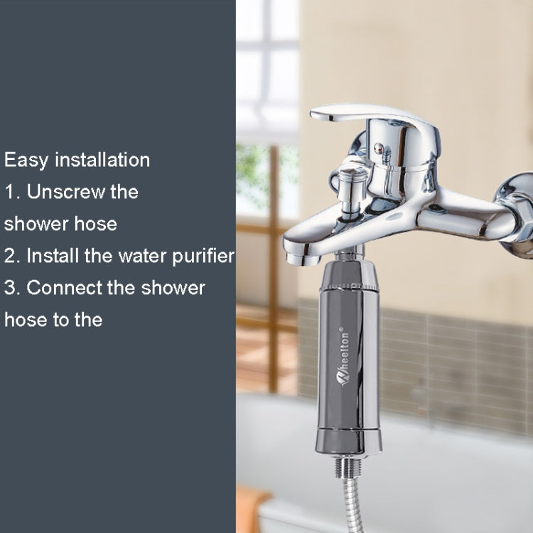 WHEELTON WHT-301 Home Bathing Water Purifier Bathroom Shower Filter - free shipping - PMc TechLife - Order now!