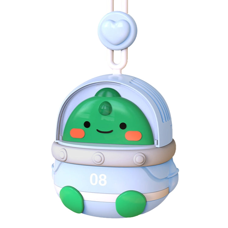 CS1327 Small USB Charging Cartoon Hanging Neck Fan Portable Leafless Silent Mini Fan(Dinosaur) - Electric Fans by PMC TechLife | Online Shopping South Africa | PMC TechLife | Buy Now Pay Later Mobicred