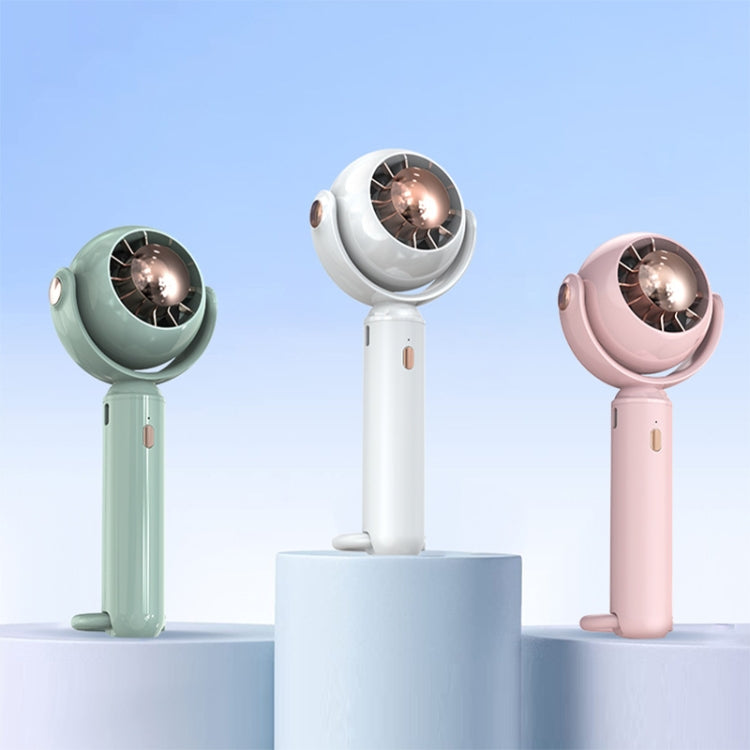 YL-005 Small Outdoor Handheld Fan with Carabiner Desktop Portable Mini Fan(White) - Electric Fans by PMC TechLife | Online Shopping South Africa | PMC TechLife | Buy Now Pay Later Mobicred