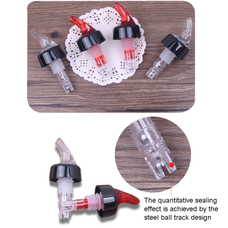 Quantitative Wine Pourer Red Wine Cork Wine Stopper 20ml Transparent - Bottle Stopper by PMC TechLife | Online Shopping South Africa | PMC TechLife | Buy Now Pay Later Mobicred