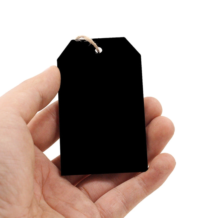 10pcs/Set Mini Hanging Wooden Message Board Home Holiday Decor Lanyard Chalkboard(Arched) - Message Boards by PMC TechLife | Online Shopping South Africa | PMC TechLife | Buy Now Pay Later Mobicred