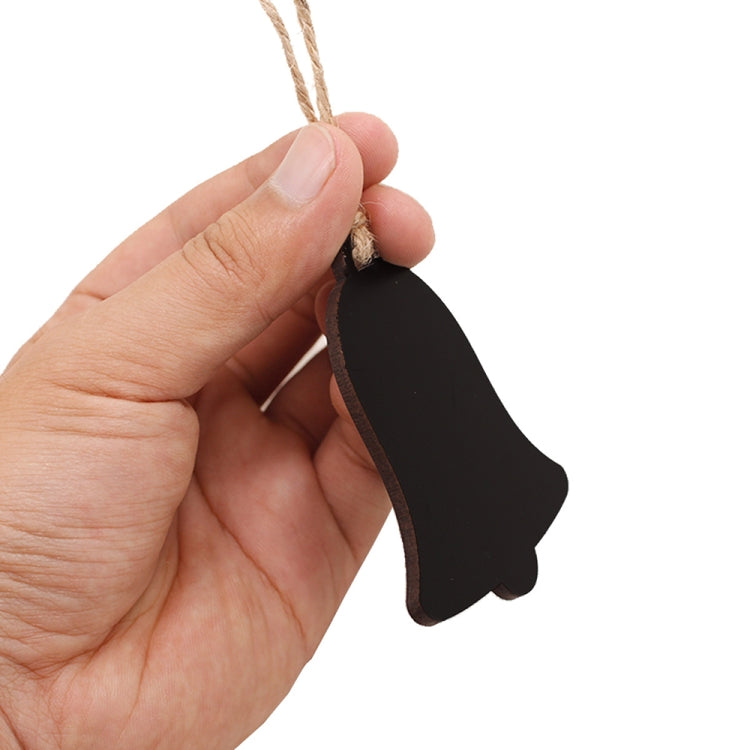 10pcs/Set Mini Hanging Wooden Message Board Home Holiday Decor Lanyard Chalkboard(Prismatic) - Message Boards by PMC TechLife | Online Shopping South Africa | PMC TechLife | Buy Now Pay Later Mobicred