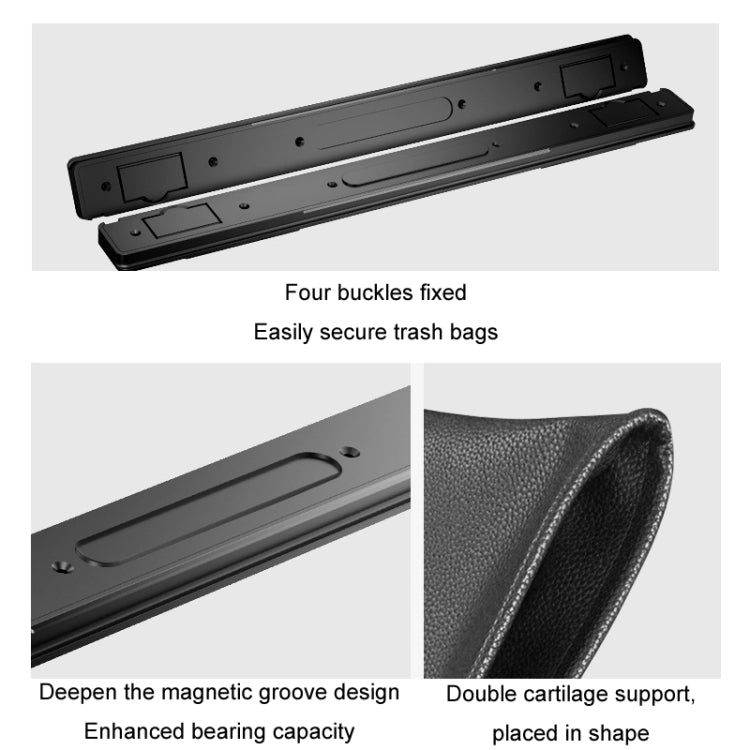 Car Garbage Bag Rear Seat Folding Storage Bag(Black) - Stowing Tidying by PMC TechLife | Online Shopping South Africa | PMC TechLife | Buy Now Pay Later Mobicred