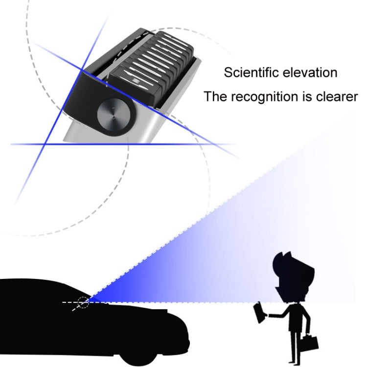 Aluminum Alloy Temporary Parking Number Plate Interior Decoration(Black Red) - free shipping - PMC TechLife - Order now!