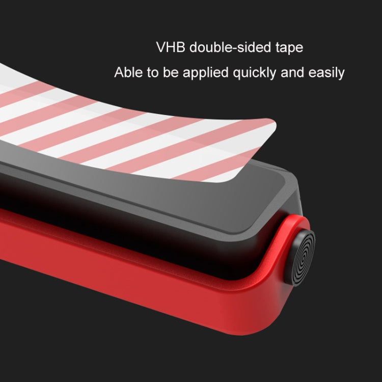 Aluminum Alloy Temporary Parking Number Plate Interior Decoration(Silver Black) - free shipping - PMC TechLife - Order now!