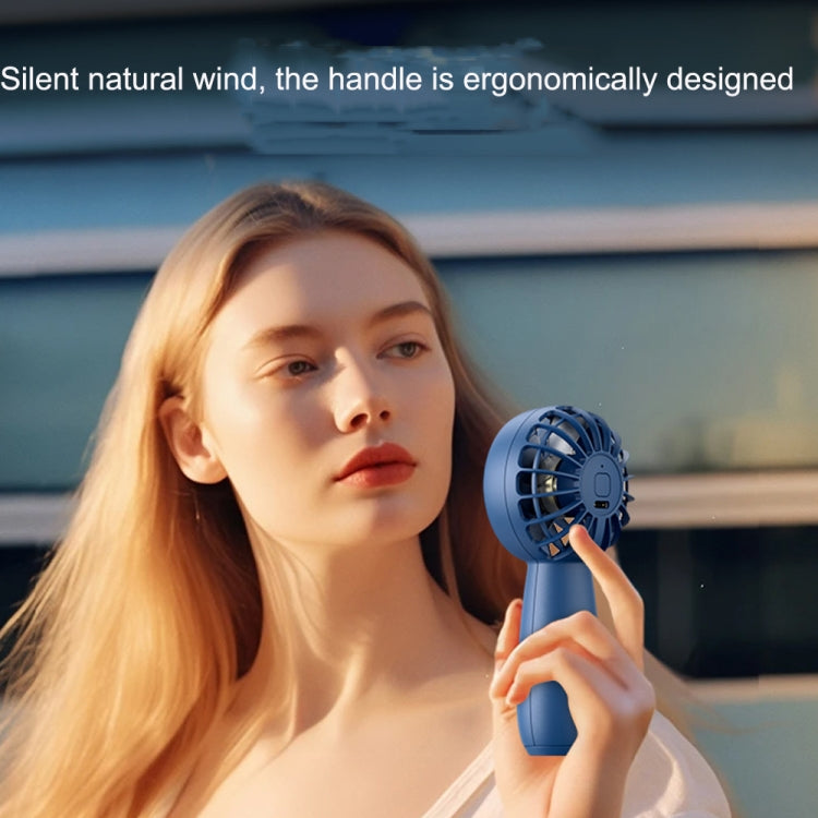 USB Outdoor Mini Handheld Brushless Motor Fan, Style: 1500mAh(White) - Electric Fans by PMC TechLife | Online Shopping South Africa | PMC TechLife