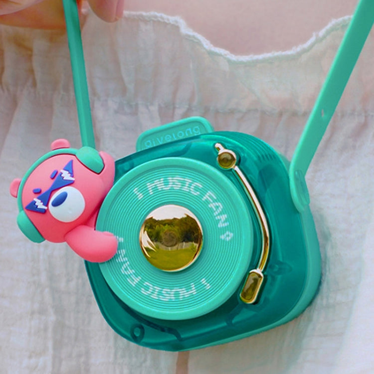 GL120-123 Hanging Neck Fan Summer Handheld USB Portable Mini Fan(Blue) - Electric Fans by PMC TechLife | Online Shopping South Africa | PMC TechLife | Buy Now Pay Later Mobicred