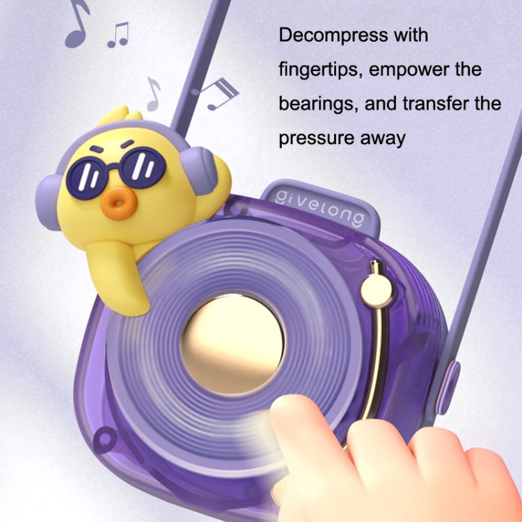 GL120-123 Hanging Neck Fan Summer Handheld USB Portable Mini Fan(Purple) - Electric Fans by PMC TechLife | Online Shopping South Africa | PMC TechLife | Buy Now Pay Later Mobicred