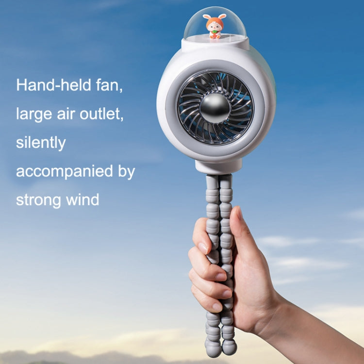 Baby Stroller Fan Home Mute Outdoor Cooling Portable Rabbit Octopus Fan With Shake Head (White) - Electric Fans by PMC TechLife | Online Shopping South Africa | PMC TechLife | Buy Now Pay Later Mobicred