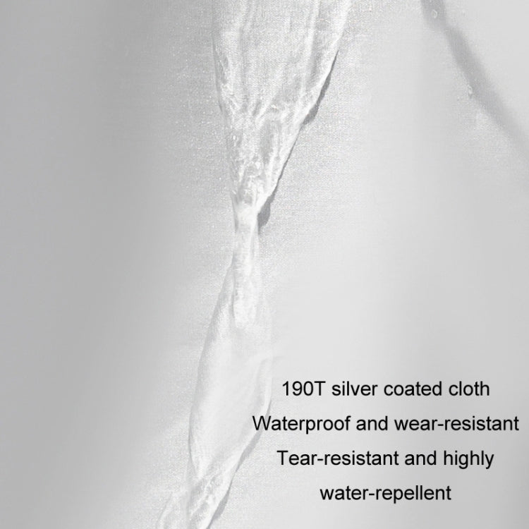 190T Silver Coated Cloth Car Rain Sun Protection Car Cover with Reflective Strip, Size: Y-M - PE Material by PMC TechLife | Online Shopping South Africa | PMC TechLife | Buy Now Pay Later Mobicred