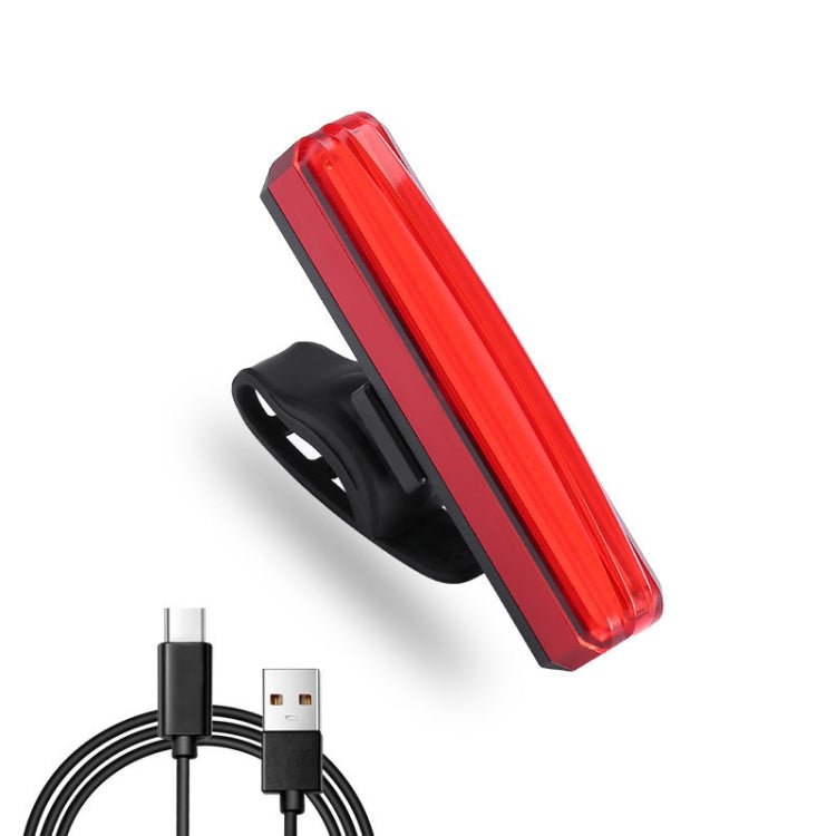 Bicycle Tail Light USB Rechargeable Waterproof Night Riding Warning Light(Red) - Taillights by PMC TechLife | Online Shopping South Africa | PMC TechLife | Buy Now Pay Later Mobicred