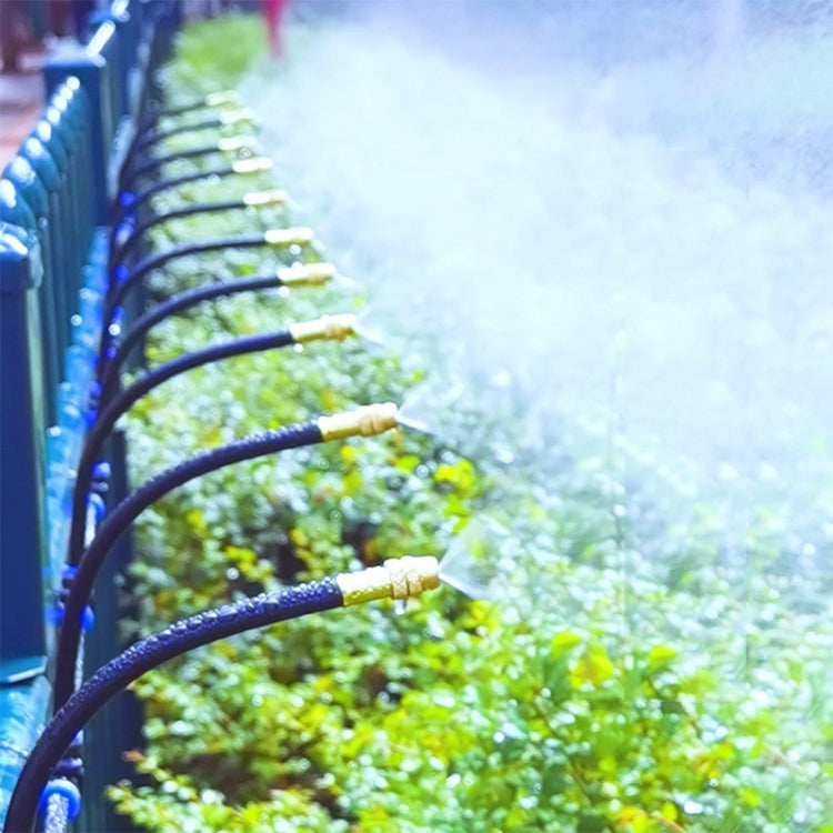 20m Kit Brass Misting Nozzles Bend Arbitrarily Atomized Sprayer Garden Irrigation - Watering & Irrigation by PMc TechLife | Online Shopping South Africa | PMc TechLife | Buy Now Pay Later Mobicred