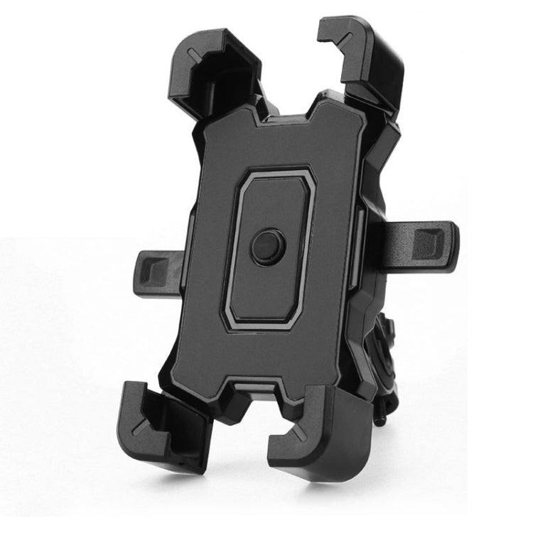 Electric Bike Motorcycle Bicycle Riding Shockproof Navigation Bracket, Color: Black For Handlebar - Holders by PMC TechLife | Online Shopping South Africa | PMC TechLife | Buy Now Pay Later Mobicred