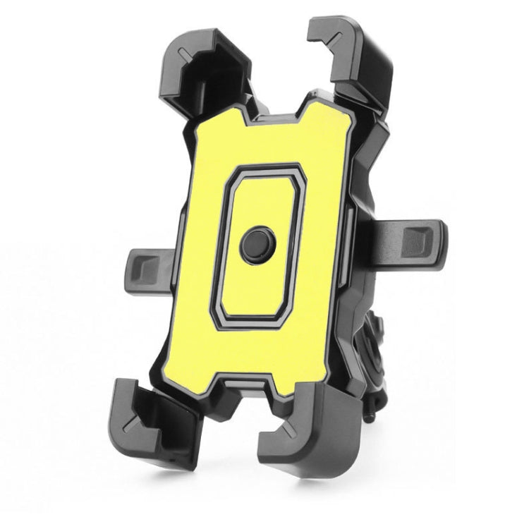 Electric Bike Motorcycle Bicycle Riding Shockproof Navigation Bracket, Color: Yellow For Handlebar - Holders by PMC TechLife | Online Shopping South Africa | PMC TechLife | Buy Now Pay Later Mobicred