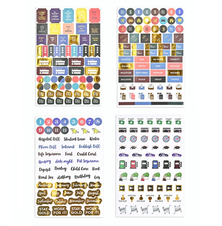 A6 Mandala Binder Financial Plan Notebook PU Leather Cash Budget Book(Sunshine Yellow) - Notebooks by PMc TechLife | Online Shopping South Africa | PMc TechLife | Buy Now Pay Later Mobicred