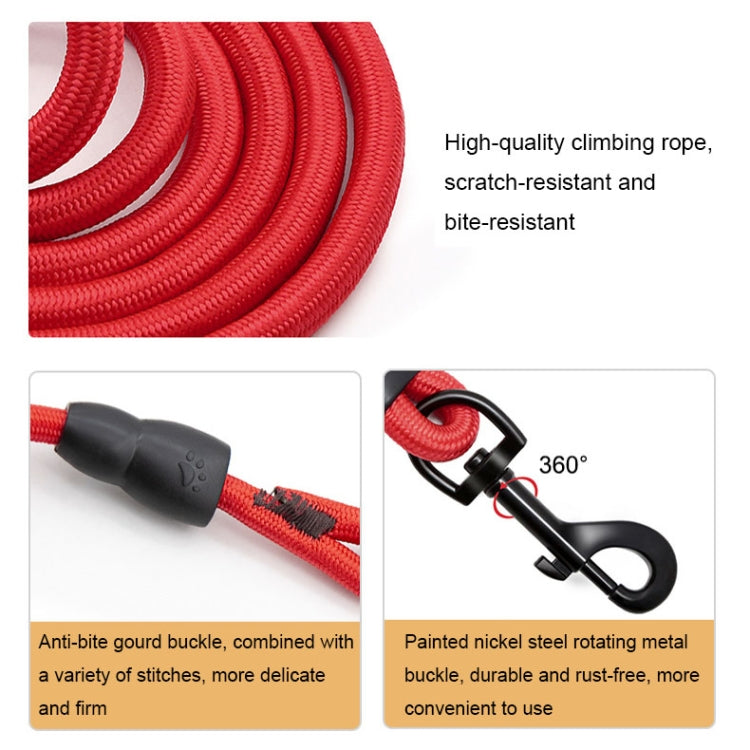 Sh36 Rock Climbing Rope Pet Leash Bold and Long Dog Training Tracking Rope, Size: 10m(13mm Red) - Leashes & Chest Strap by PMC TechLife | Online Shopping South Africa | PMC TechLife | Buy Now Pay Later Mobicred
