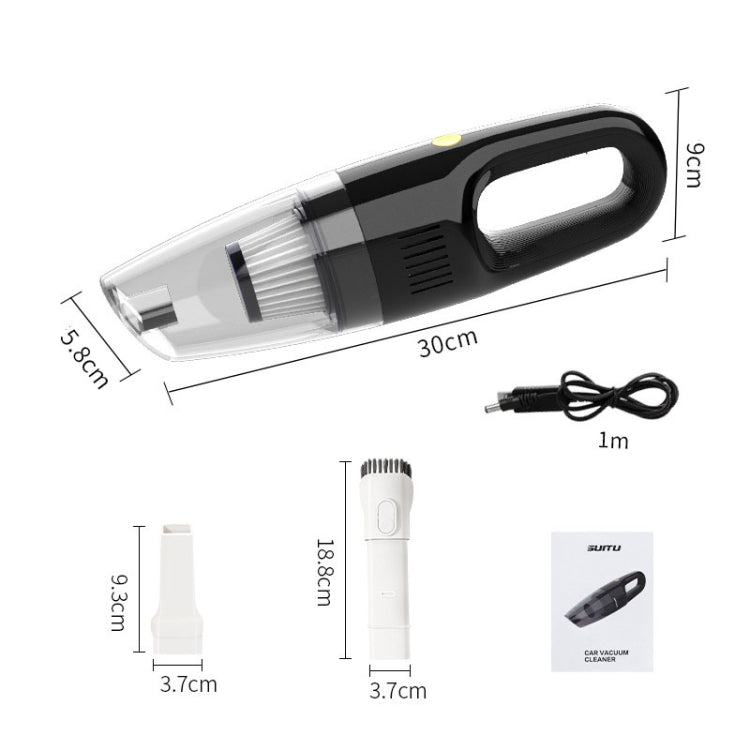 SUITU ST-6612C 5000pa 120W Wireless Car Vacuum Cleaner Handheld High Power Dust Suction Machine(Green) - Vacuum Cleaner by SUITU | Online Shopping South Africa | PMC TechLife | Buy Now Pay Later Mobicred