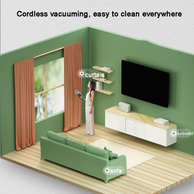 SUITU ST-6612C 5000pa 120W Wireless Car Vacuum Cleaner Handheld High Power Dust Suction Machine(Black) - Vacuum Cleaner by SUITU | Online Shopping South Africa | PMC TechLife | Buy Now Pay Later Mobicred