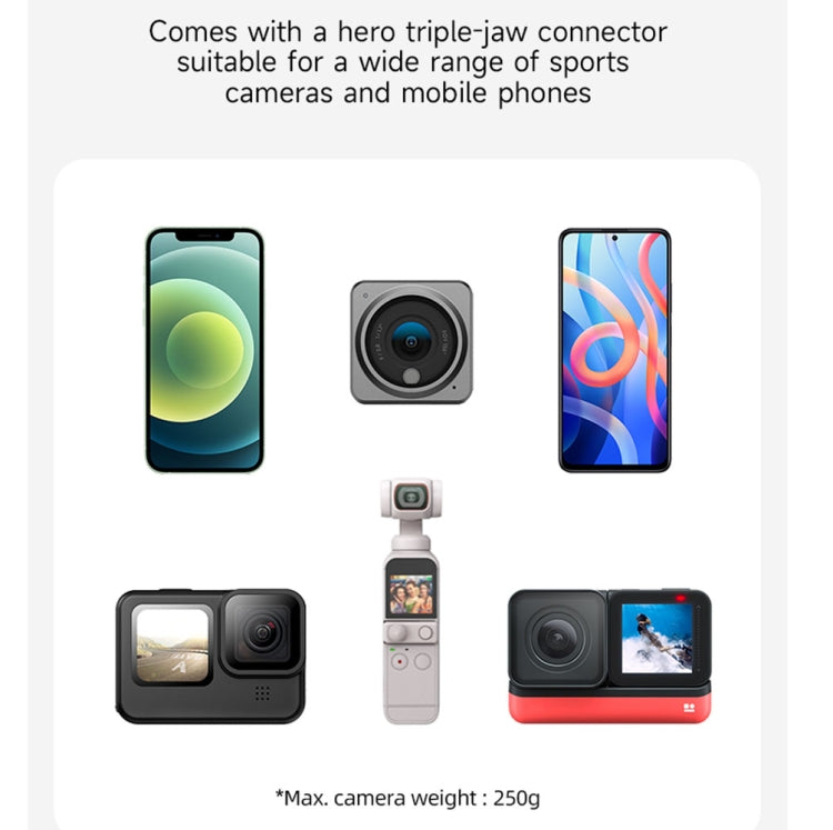 TELESIN 360 Degree Rotation Magnetic Backpack Clip Clamp Mount For Action Camera - Backpack Clip by TELESIN | Online Shopping South Africa | PMC TechLife | Buy Now Pay Later Mobicred