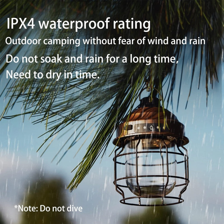 Outdoor Camping Portable Light With Carabiner, Color: Copper - Camping Lighting by PMc TechLife | Online Shopping South Africa | PMc TechLife | Buy Now Pay Later Mobicred