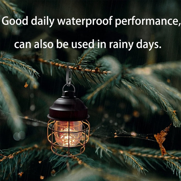 Outdoor Camping Portable Light With Carabiner, Color: Copper - Camping Lighting by PMc TechLife | Online Shopping South Africa | PMc TechLife | Buy Now Pay Later Mobicred