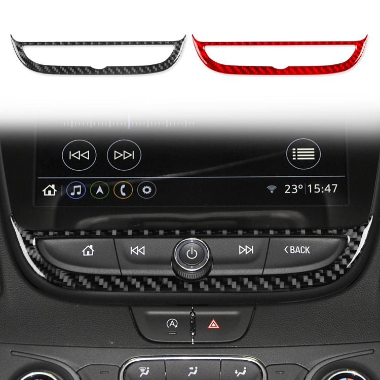 For Chevrolet Malibu 2016-2024 Left-hand Drive Navigation Button Frame Sticker(Black) - Car Interior Mouldings by PMC TechLife | Online Shopping South Africa | PMC TechLife | Buy Now Pay Later Mobicred