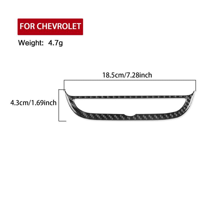 For Chevrolet Malibu 2016-2024 Left-hand Drive Navigation Button Frame Sticker(Black) - Car Interior Mouldings by PMC TechLife | Online Shopping South Africa | PMC TechLife | Buy Now Pay Later Mobicred