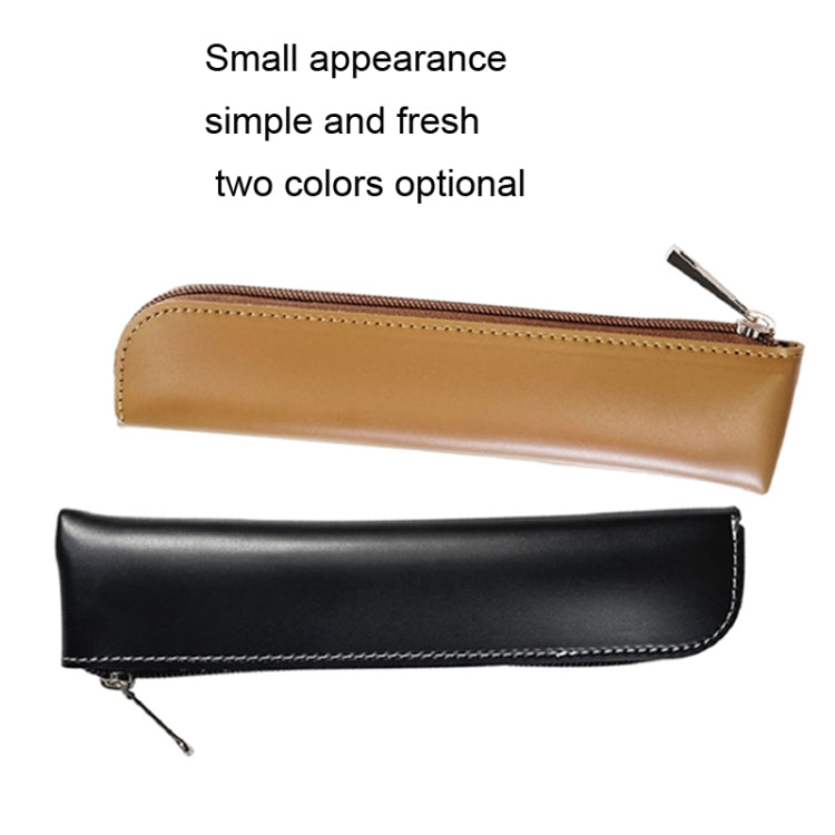 AhaStyle WG11 Leather Nib Pen Holder Pen Case Convenience Anti Lost Bag(Black) - Pen Holder by AhaStyle | Online Shopping South Africa | PMc TechLife | Buy Now Pay Later Mobicred