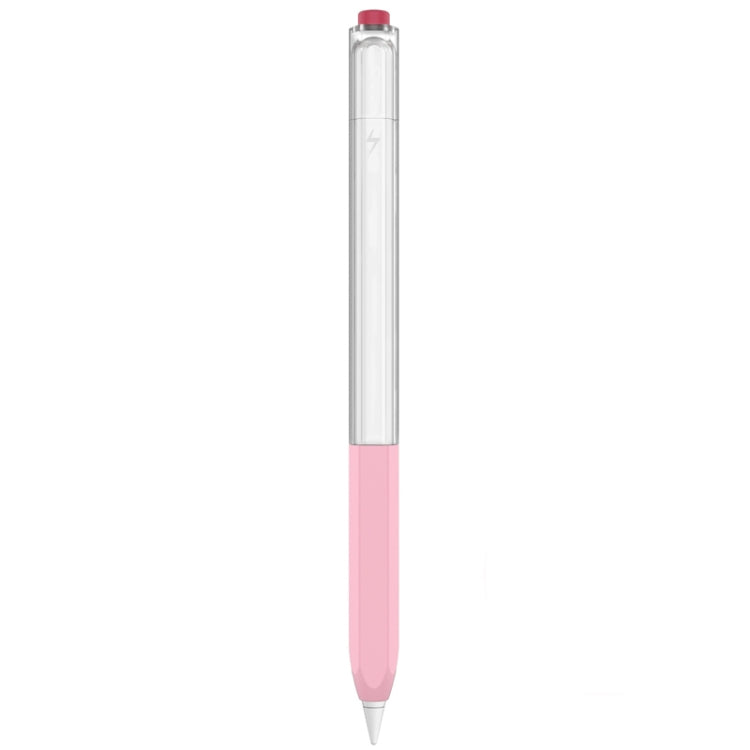 For Apple Pencil 2 AhaStyle PT-LC05 Jelly Style Translucent Silicone Protective Pen Case(Pink) - free shipping - PMC TechLife - Order now!