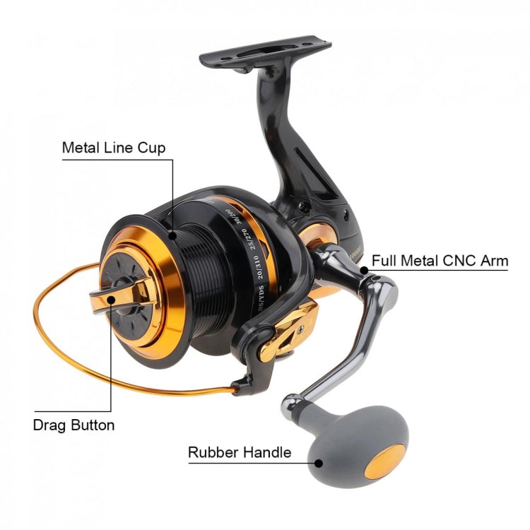 TF8000 Long-distance Casting Reel Large Gapless Sea Rod Fishing Reel Spinning Reel - free shipping - PMC TechLife - Order now!