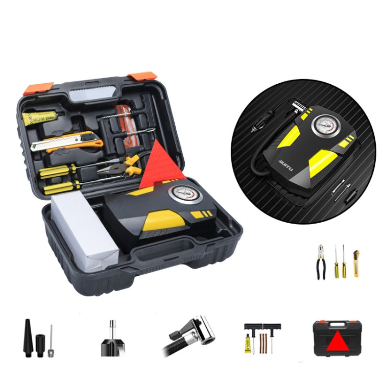 SUITU  ST-5002 DC 12V Car Air Compressor Tire Inflator 150 PSI Auto Air Pump Pointer Model+Toolbox - Inflatable Pump by SUITU | Online Shopping South Africa | PMC TechLife