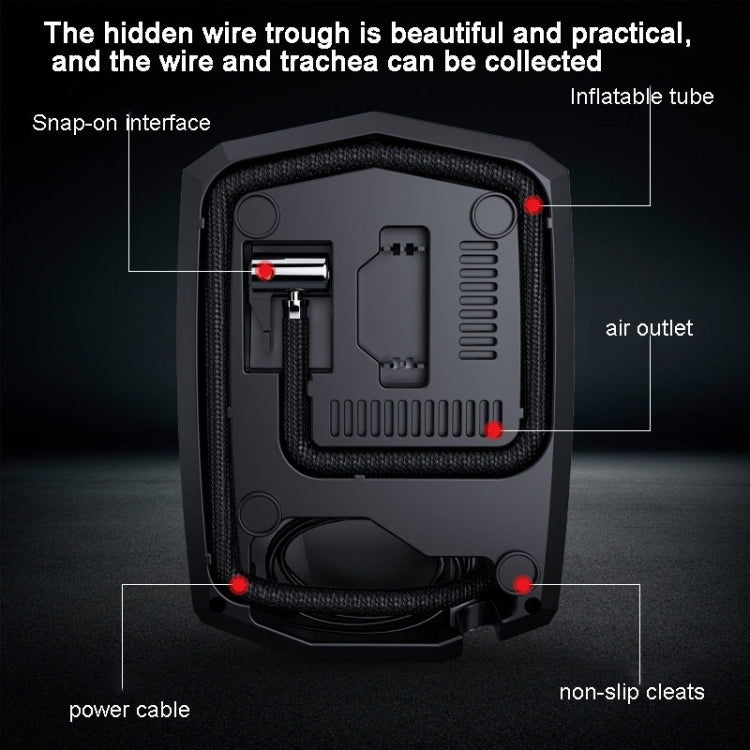 SUITU  ST-5002 DC 12V Car Air Compressor Tire Inflator 150 PSI Auto Air Pump Digital Display Model - Inflatable Pump by SUITU | Online Shopping South Africa | PMC TechLife
