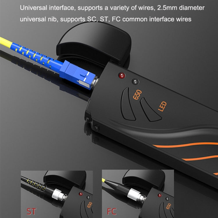 TL-B3-L15 10KM-15KM Mini Rechargeable Fiber Optical Red Light Sources Test Pen Clamshell Light Pen - Fiber Receiver by PMC Jewellery | Online Shopping South Africa | PMC Jewellery | Buy Now Pay Later Mobicred