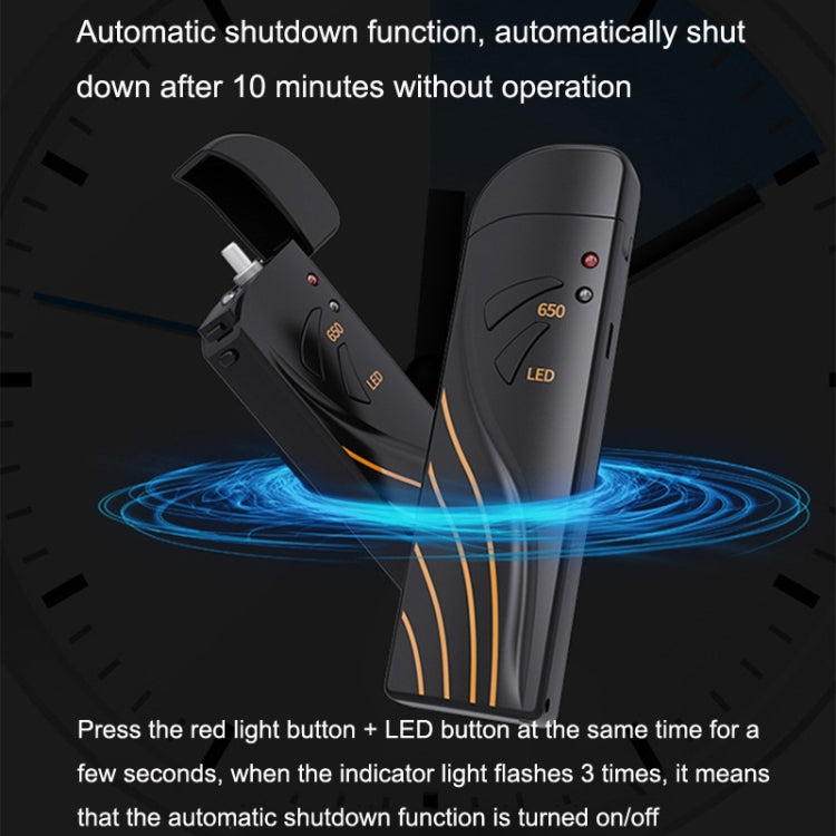 TL-B3-L15 10KM-15KM Mini Rechargeable Fiber Optical Red Light Sources Test Pen Clamshell Light Pen - Fiber Receiver by PMC Jewellery | Online Shopping South Africa | PMC Jewellery | Buy Now Pay Later Mobicred